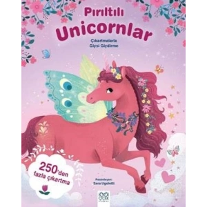 Pırıltılı Unicornlar – Çıkartmalarla Giysi Giydirme