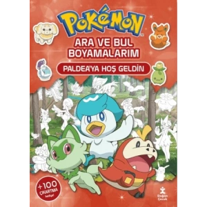 Pokemon - Ara ve Bul Boyamalarım –  Paldea’ya Hoş Geldin