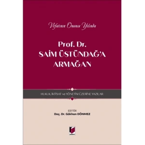 Prof. Dr. Saim Üstündağa Armağan