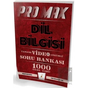 Promax Dil Bilgisi Tamamı Video Çözümlü Soru Bankası