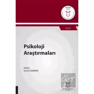 Psikoloji Araştırmaları (AYBAK 2019 Eylül)