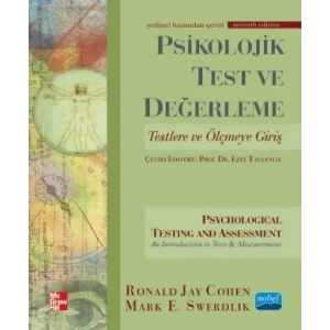 PSİKOLOJİK TEST VE DEĞERLEME - Psychological Testing and Assessment