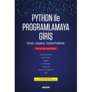 Python ile Programlamaya Giriş Kavram – Uygulama – Çözümlü Problemler