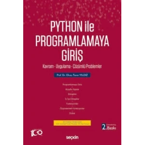 Python İle Programlamaya Giriş Kavram – Uygulama – Çözümlü Problemler
