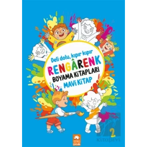Rengarenk Boyama Kitabı 2 - Mavi Kitap
