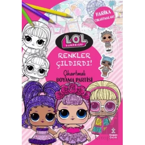Renkler Çıldırdı! - L.O.L. Surprıse! Çıkartmalı Boyama Partisi