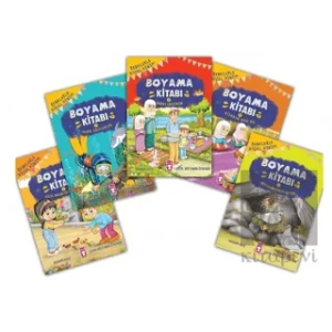 Renklerle Güzel Dinim Boyama Kitabı Set (5 Kitap)