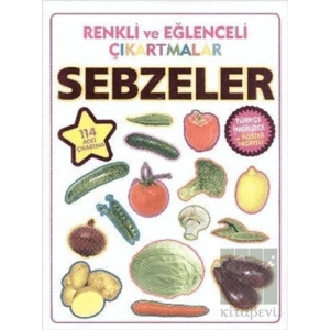 Renkli ve Eğlenceli Çıkartmalar - Sebzeler (Vegetables)