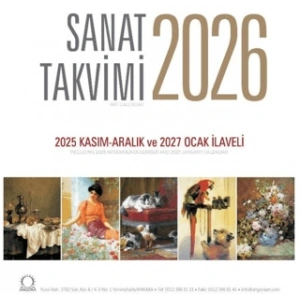 Sanat Takvimi 2026 Masa Takvimi