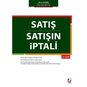 Satış – Satışın İptali (2 Cilt)