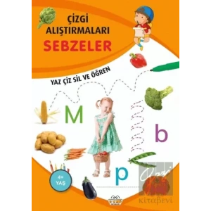 Sebzeler - Çizgi Alıştırmaları