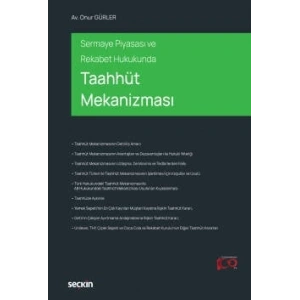 Sermaye Piyasası ve Rekabet HukukundaTaahhüt Mekanizması