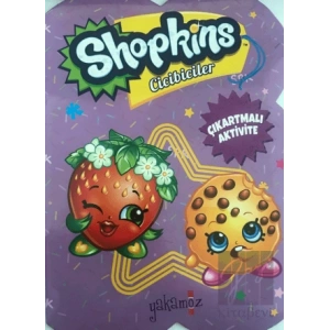 Shopkins Cicibiciler Çıkartmalı Aktivite - Mor Kitap