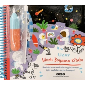 Sihirli Boyama Kitabı – Uzay (Ciltli)