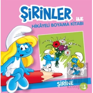 Şirinler ile Hikâyeli Boyama Kitabı - Şirine