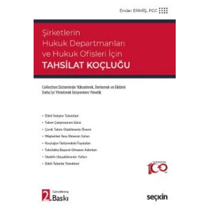Şirketlerin Hukuk Departmanları ve Hukuk Ofisleri İçinTahsilat Koçluğu Collection Sisteminde Yükselmek, İlerlemek ve Ekibini  Daha İyi Yönetmek İsteyenlere Yönelik