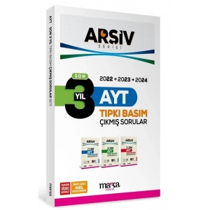 Son 3 Yıl AYT ARŞİV Serisi Tıpkı Basım Fasikül Fasikül Çıkmış Sorular Tamamı Video Çözümlü