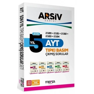 Son 5 Yıl AYT ARŞİV Serisi Tıpkı Basım Fasikül Fasikül Çıkmış Sorular Tamamı Video Çözümlü