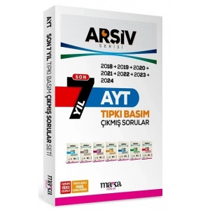 Son 7 Yıl AYT ARŞİV Serisi Tıpkı Basım Fasikül Fasikül Çıkmış Sorular Tamamı Video Çözümlü