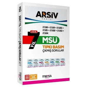 Son 7 Yıl MSÜ ARŞİV Serisi Tıpkı Basım Fasikül Fasikül Çıkmış Sorular Tamamı Video Çözümlü