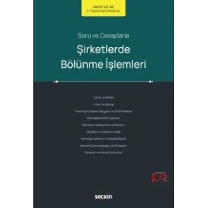 Soru ve CevaplarlaŞirketlerde Bölünme İşlemleri