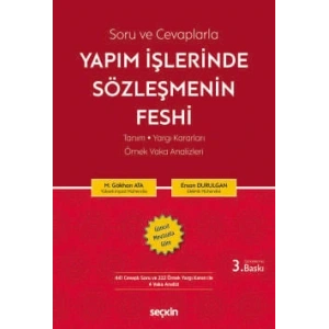 Soru ve CevaplarlaYapım İşlerinde Sözleşmenin Feshi