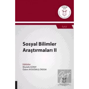 Sosyal Bilimler Araştırmaları II (AYBAK 2019 Eylül)