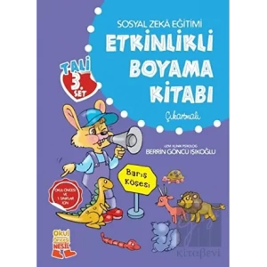 Sosyal Zeka Eğitimi Etkinlikli Boyama Kitabı