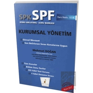 SPK - SPF Kurumsal Yönetim Konu Anlatımlı Soru Bankası
