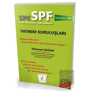 SPK - SPF Yatırım Kuruluşları Konu Anlatımlı Soru Bankası