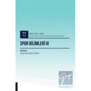 Spor Bilimleri III ( AYBAK 2022 Mart )