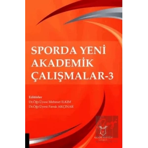 Sporda Yeni Akademik Çalışmalar - 3