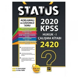 Status 2020 KPSS Hukuk-I Çalışma kitabı
