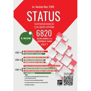 Status Kaymakamlık Çalışma Kitabı 6820 Açıklamalı Ve Çözümlü Soru