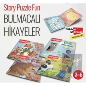 Sticker Bulmacalı Hikayeler 4lü Set
