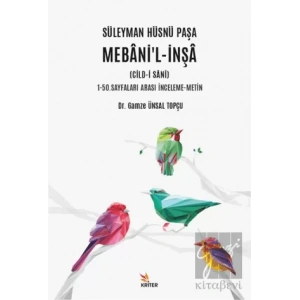 Süleyman Hüsnü Paşa Mebani’l-İnşa (Cild-i Sani)