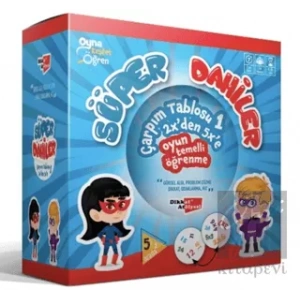 Süper Dahiler Seti - Çarpım Tablosu 1 (2xden 5xe)