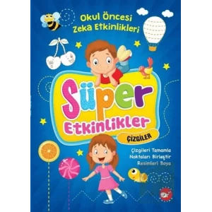 Süper Etkinlikler Çizgiler - Okul Öncesi Zeka Etkinlikleri