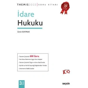 Tamamı ÇözümlüTHEMIS – İdare Hukuku Soru Kitabı Konu Sıralı – Yeni Sınav Sistemine Uygun – Özgün Sorular