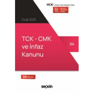 TCK – CMK ve İnfaz Kanunu (Cep Kitabı)
