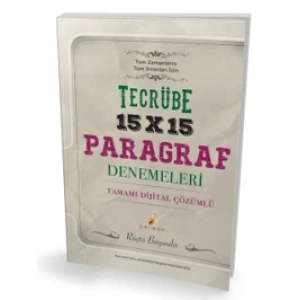 Tecrübe 15x15 Paragraf Denemeleri