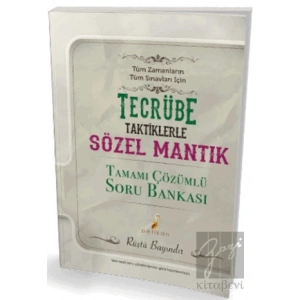 Tecrübe Taktiklerle Sözel Mantık Tamamı Çözümlü Soru Bankası