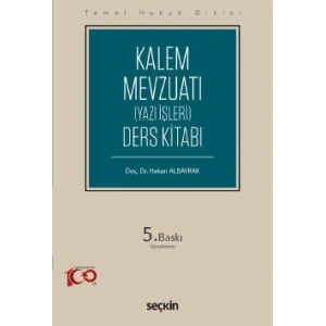 Temel Hukuk DizisiKalem Mevzuatı (Yazı İşleri) Ders Kitabı (THD)