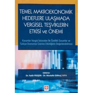 Temel Makroekonomik Hedeflere Ulaşmada Vergisel Teşviklerin Etkisi ve Önemi