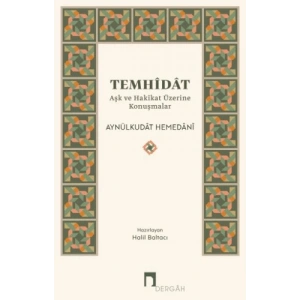 Temhidat - Aşk ve Hakikat Üzerine Konuşmalar Yeni Kapak