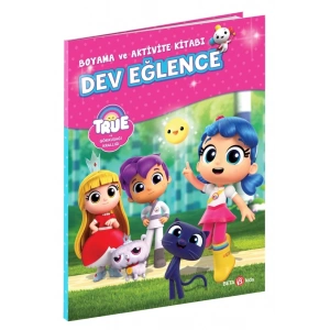 TRUE - DEV EĞLENCE BOYAMA VE  AKTİVİTE KİTABI