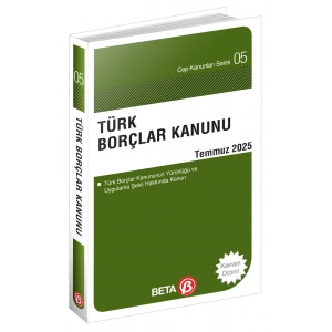 Türk Borçlar Kanunu Cep Serisi 2025
