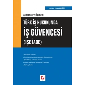Türk İş Hukukundaİş Güvencesi (İşe İade)