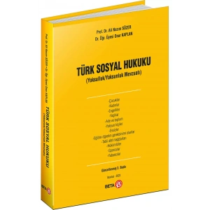 Türk Sosyal Hukuku (Yoksulluk,Yoksunluk,Mevzuat)