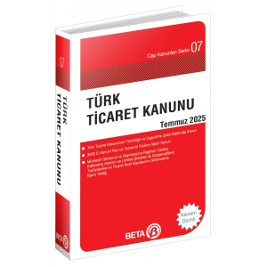 Türk Ticaret Kanunu Cep Serisi 2025